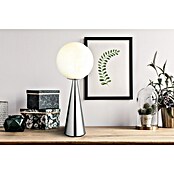 Globo Stolna svjetiljka Pinpal  (Ø x V: 20 x 49,5 cm, Srebrna, Bijela) | BAUHAUS