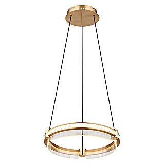 Globo Blondie LED-Pendelleuchte (36 W, 40 x 120 cm, Gold, Gold, Mehrfarbig)
