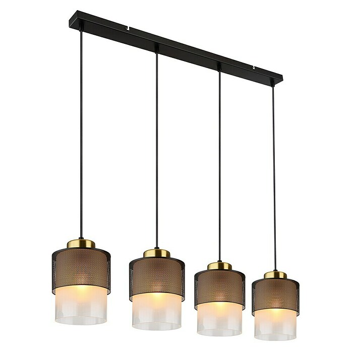 Globo Lámpara colgante Olga (60 W, L x An x Al: 91 x 16 x 120 cm, Negro, Negro) | BAUHAUS