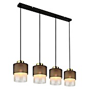 Globo Lámpara colgante Olga (60 W, L x An x Al: 91 x 16 x 120 cm, Negro, Negro) | BAUHAUS