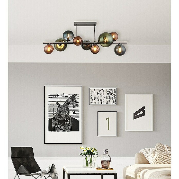 Globo Riha Stropna svjetiljka  (3,5 W, D x Š x V: 87 x 30 x 38 cm, Topla bijela) | BAUHAUS