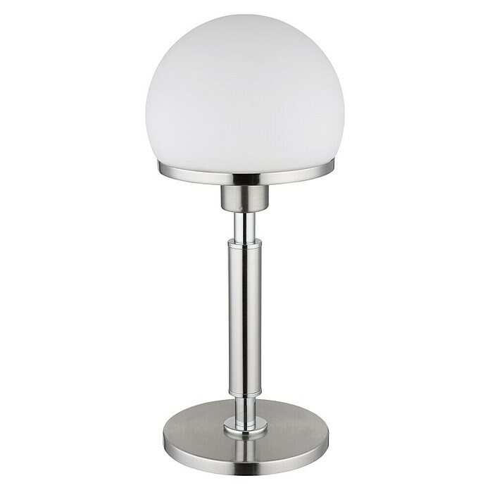 Globo Okrugla stolna svjetiljka Haku  (40 W, Srebrna, Bijela) | BAUHAUS