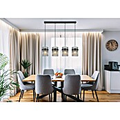 Globo Gorley Lámpara colgante (60 W, L x An x Al: 110 x 20 x 140 cm, Negro, Negro) | BAUHAUS