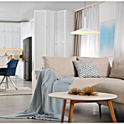 Globo Lámpara colgante LED redonda Lampone (28 W, Ø x Al: 48 x 150 cm, Blanco, Blanco) | BAUHAUS