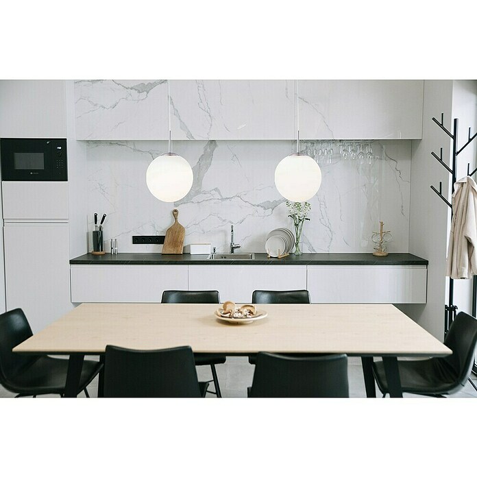 Globo Viseća LED svjetiljka  (60 W, Ø x V: 30 x 180 cm, Nikal, E27) | BAUHAUS