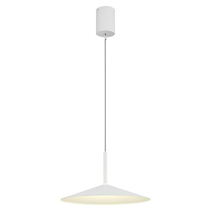 Globo Lámpara colgante LED redonda Lampone (28 W, Ø x Al: 48 x 150 cm, Blanco, Blanco) | BAUHAUS