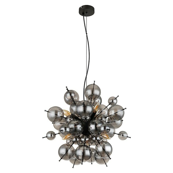 Globo Udo Visilica  (25 W, Ø x V: 55 x 120 cm, Siva, Crna) | BAUHAUS
