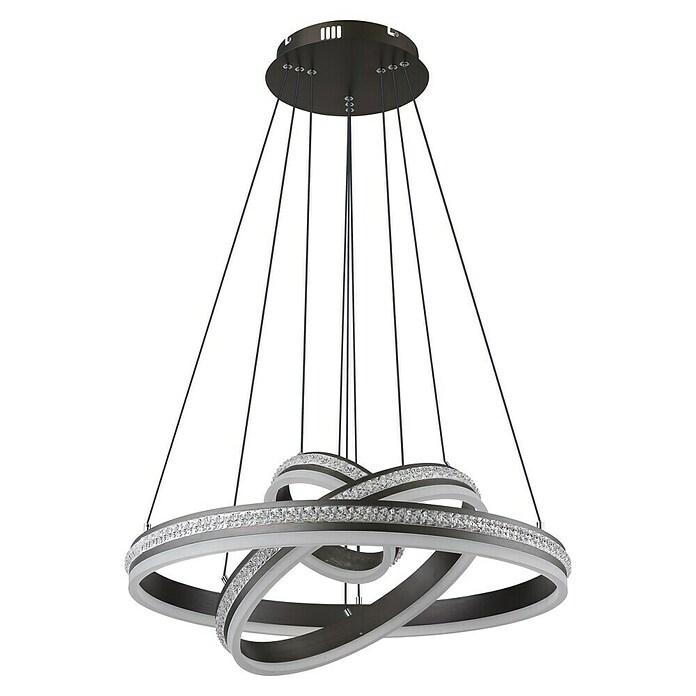 Globo Grouni Viseća LED svjetiljka  (70 W, Siva) | BAUHAUS