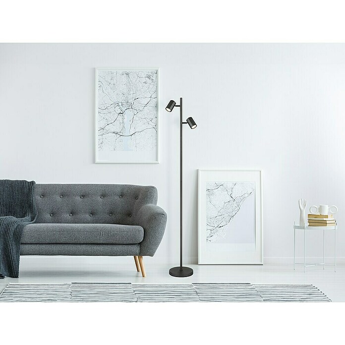 Globo James Stajaća svjetiljka  (5 W, Visina: 158 cm, Siva) | BAUHAUS