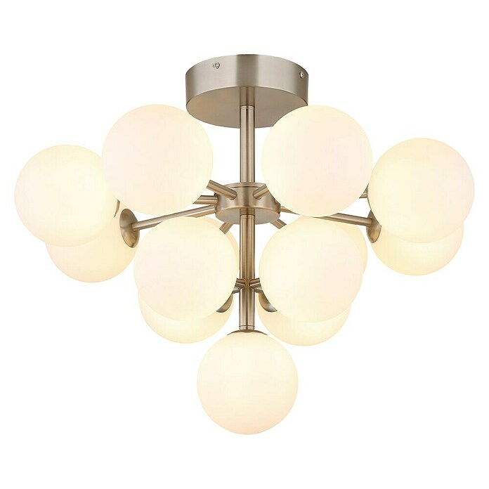 Globo Grappy Stropna svjetiljka  (5 W, Ø x V: 56 x 43 cm, Bijela, Srebrna) | BAUHAUS