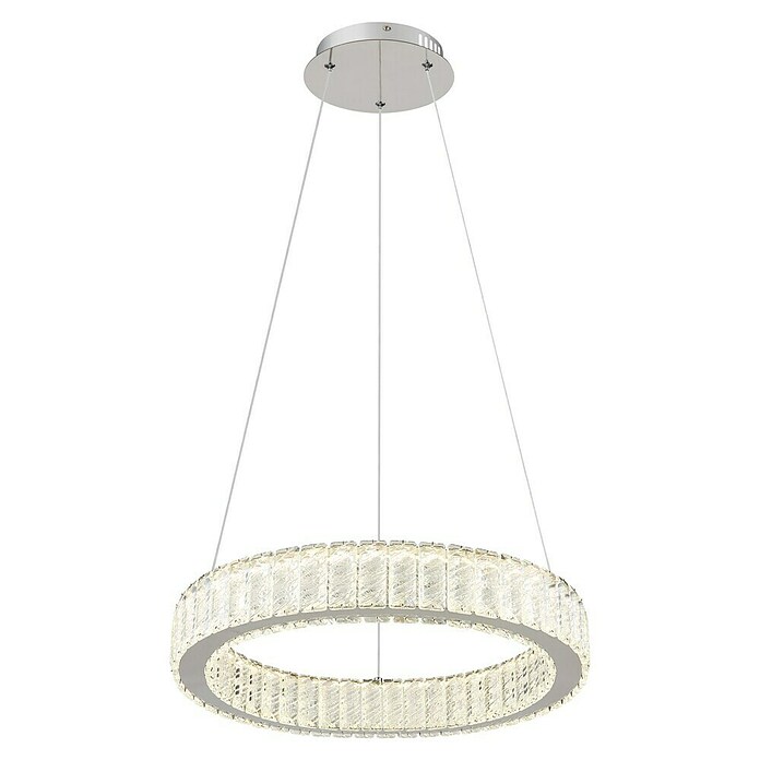 Globo Mucky LED viseća svjetiljka  (50 W, Ø x V: 50 x 120 cm, Srebrna) | BAUHAUS