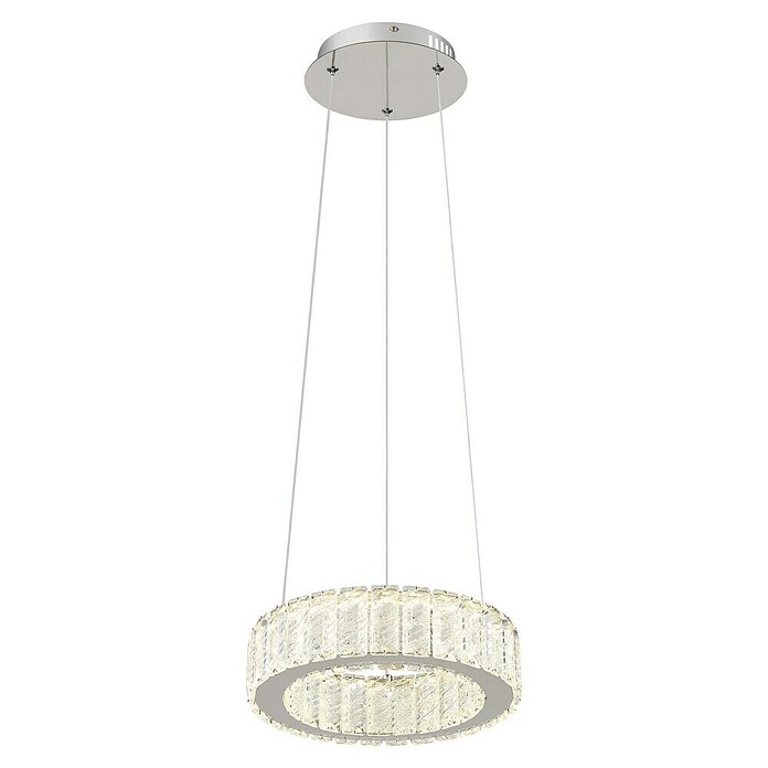 Globo Mucky LED viseća svjetiljka  (30 W, Ø x V: 30 x 120 cm, Srebrna) | BAUHAUS