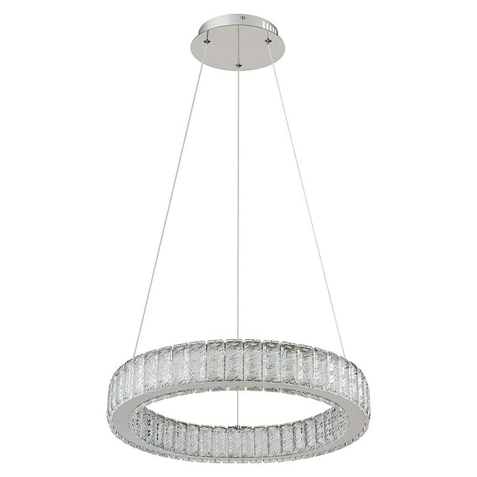 Globo Mucky LED viseća svjetiljka  (50 W, Ø x V: 50 x 120 cm, Srebrna) | BAUHAUS