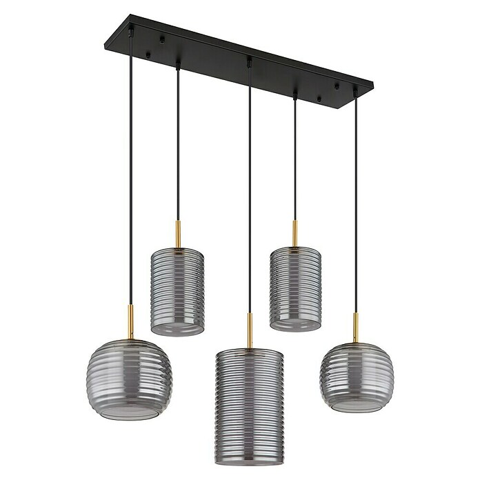 Globo Viseća LED svjetiljka Lampigna  (40 W, D x Š x V: 93 x 31,5 x 150 cm, Crna) | BAUHAUS