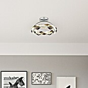 Globo Karilion LED stropna svjetiljka  (24 W, Ø x V: 37 x 21,5 cm, Srebrna, Topla bijela) | BAUHAUS
