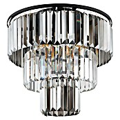 Globo Naxis Deckenleuchte rund (40 W, Ø x H: 40 x 33 cm, Amber, Schwarz matt) | BAUHAUS