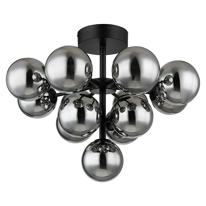 Globo Grappy Stropna svjetiljka  (5 W, Ø x V: 56 x 43 cm, Crna) | BAUHAUS