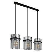 Globo Gorley LED-Pendelleuchte (60 W, L x B x H: 80 x 20 x 140 cm, Rauch, Schwarz matt) | BAUHAUS