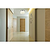 Globo Klunka Okrugla stropna LED svjetiljka  (38 W, Ø x V: 40 x 26 cm, Srebrna, Topla bijela) | BAUHAUS
