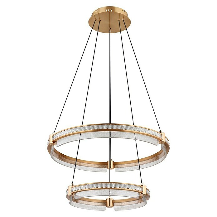 Globo Blondie Viseća LED svjetiljka  (78 W, 60 x 120 cm, Zlatna, Raznobojno) | BAUHAUS