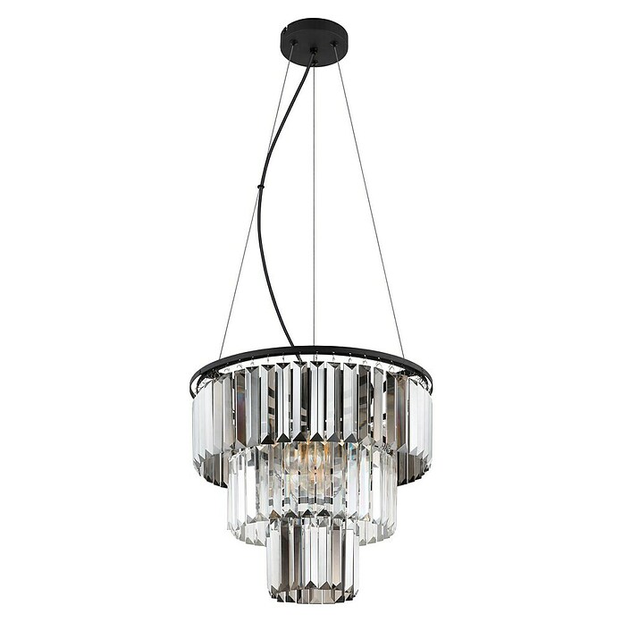 Globo Naxis LED viseća svjetiljka  (40 W, Ø x V: 40 x 120 cm, Crna) | BAUHAUS