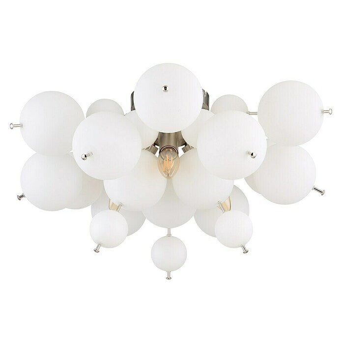Globo Udo Plafón (25 W, Ø x Al: 55 x 28 cm, Negro, Negro) | BAUHAUS