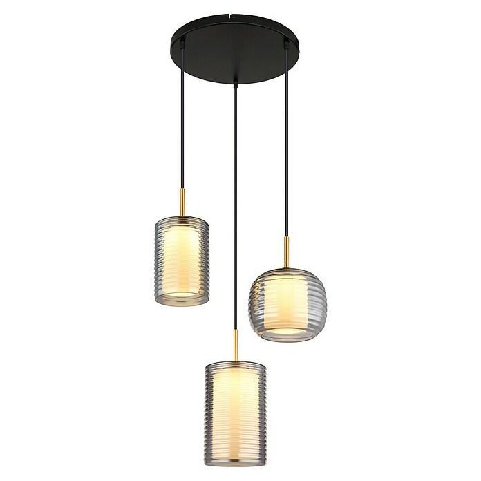 Globo LED viseća svjetiljka Lampigna  (27 W, Ø x V: 50 x 150 cm, Bijela, Crna) | BAUHAUS
