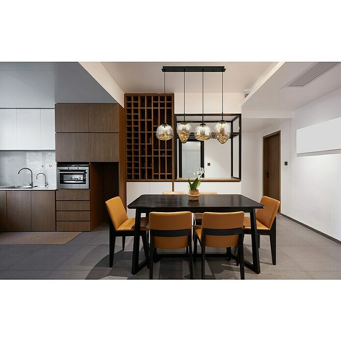 Globo Viseća LED svjetiljka Firefly  (32 W, D x Š x V: 91 x 20 x 120 cm, Crna) | BAUHAUS
