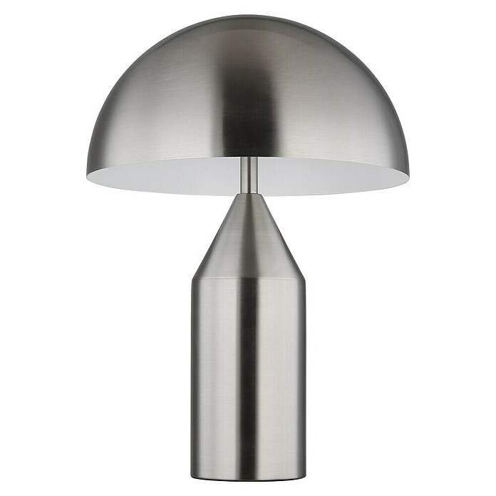 Globo Lámpara de sobremesa redonda Atoma (40 W, Ø x Al: 30 x 39 cm, Plata) | BAUHAUS