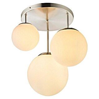 Globo Joel Lámpara colgante (60 W, Ø x Al: 25 x 44 cm, Plata, Plata)