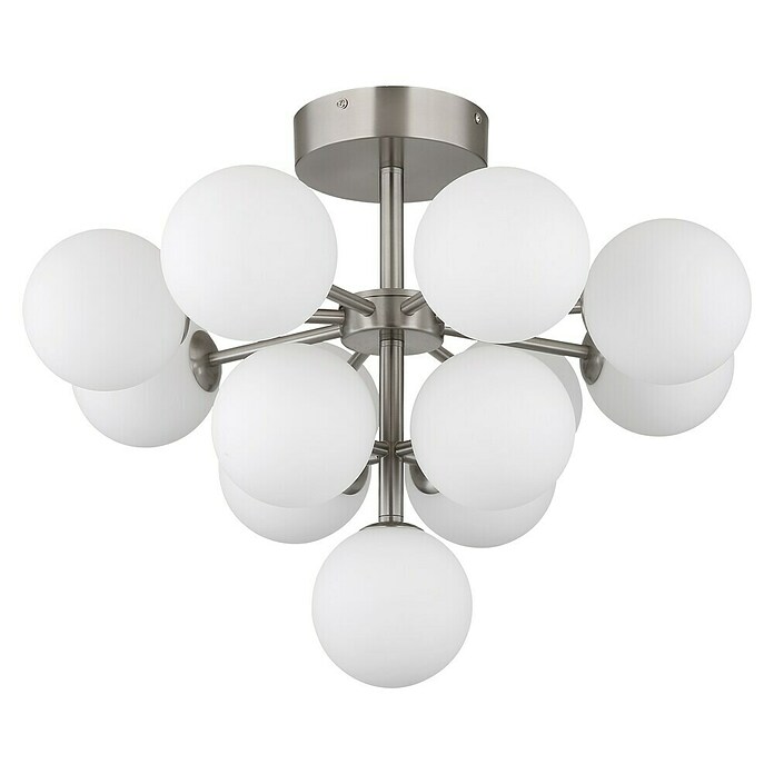 Globo Grappy Stropna svjetiljka  (5 W, Ø x V: 56 x 43 cm, Bijela, Srebrna) | BAUHAUS