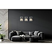 Globo Gorley LED-Pendelleuchte (60 W, L x B x H: 80 x 20 x 140 cm, Rauch, Schwarz matt) | BAUHAUS