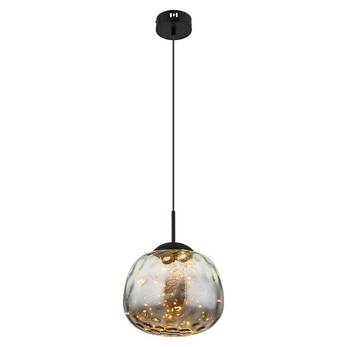 Globo LED viseća svjetiljka Firefly  (8 W, Ø x V: 20 x 120 cm, Crna, Topla bijela) | BAUHAUS