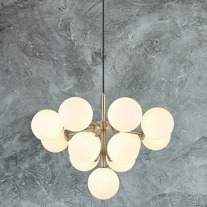 Globo Grappy Visilica  (5 W, Ø x V: 56 x 120 cm, Srebrna) | BAUHAUS