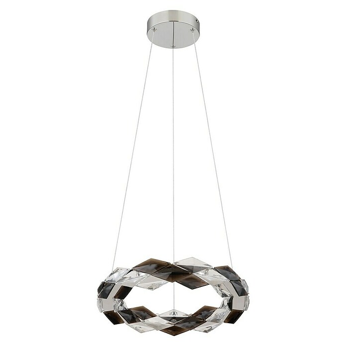 Globo Karilion LED viseća svjetiljka  (24 W, Ø x V: 37 x 130 cm, Srebrna) | BAUHAUS