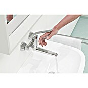 Grohe Euroeco Special Waschtischarmatur (Wandmontage, Chrom, Glänzend, Ausladung Armatur: 257 mm) | BAUHAUS