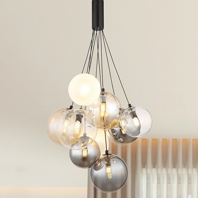 Globo Visilica Ballgi  (10 W, Crna, Bijela, Crna mat, G9) | BAUHAUS