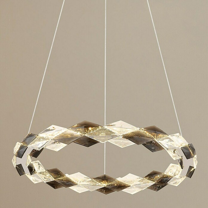 Globo Karilion LED viseća svjetiljka  (36 W, Ø x V: 55 x 130 cm, Srebrna) | BAUHAUS