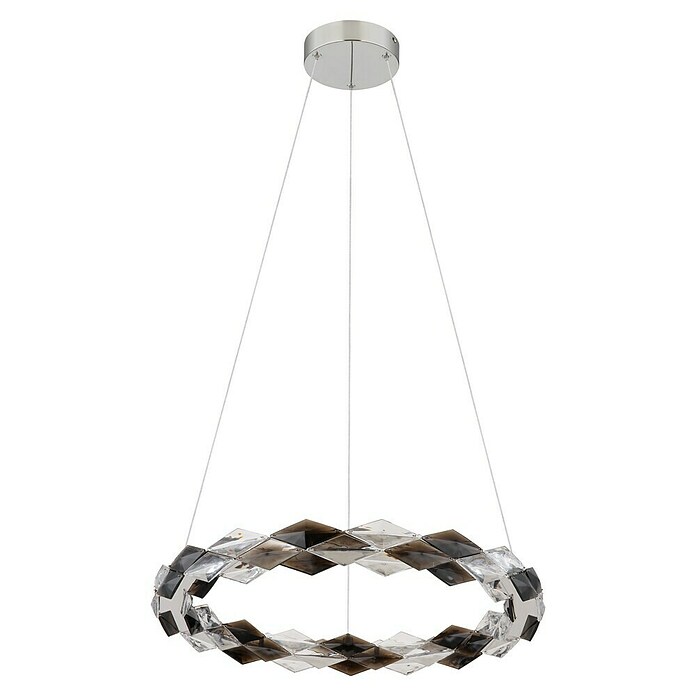 Globo Karilion LED viseća svjetiljka  (36 W, Ø x V: 55 x 130 cm, Srebrna) | BAUHAUS