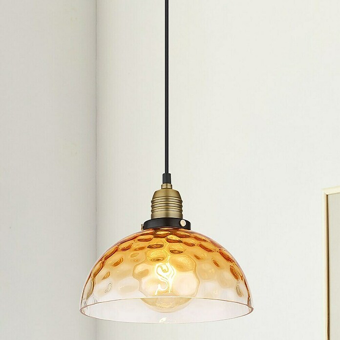 Globo Salvy Visilica  (60 W, Ø x V: 25 x 120 cm, Jantar, Crna) | BAUHAUS