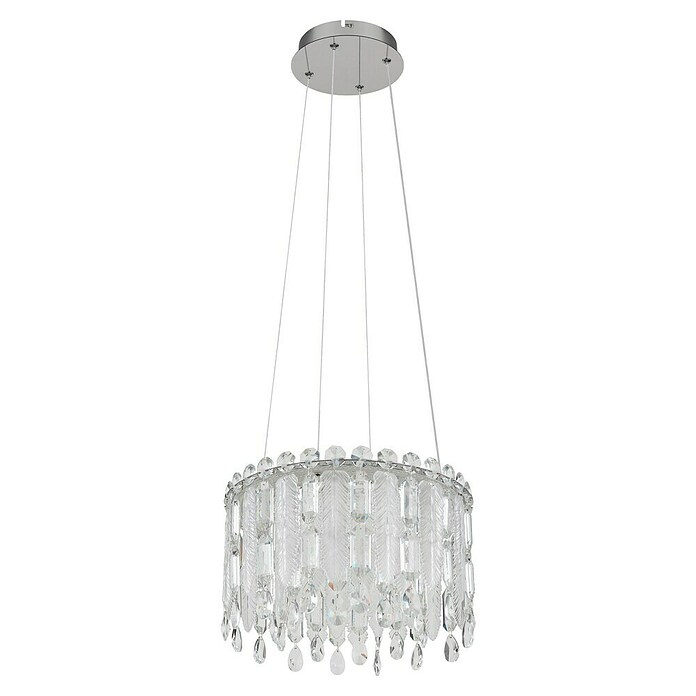 Globo Klunka LED viseća svjetiljka  (38 W, Ø x V: 40 x 120 cm, Srebrna) | BAUHAUS