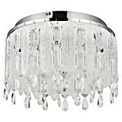 Globo Klunka Okrugla stropna LED svjetiljka  (38 W, Ø x V: 40 x 26 cm, Srebrna, Topla bijela) | BAUHAUS