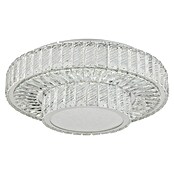 Globo Mucky Okrugla stropna LED svjetiljka  (50 W, Ø x V: 50 x 17,3 cm, Srebrna, Topla bijela) | BAUHAUS