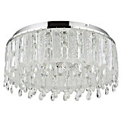 Globo Klunka Okrugla stropna LED svjetiljka  (58 W, Ø x V: 60 x 26,5 cm, Srebrna, Topla bijela) | BAUHAUS