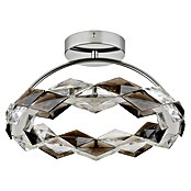 Globo Karilion LED stropna svjetiljka  (24 W, Ø x V: 37 x 21,5 cm, Srebrna, Topla bijela) | BAUHAUS