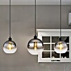 Globo Newcastle LED-Pendelleuchte (60 W, L x B x H: 95 x 25 x 120 cm, Rauch, Schwarz matt) | BAUHAUS