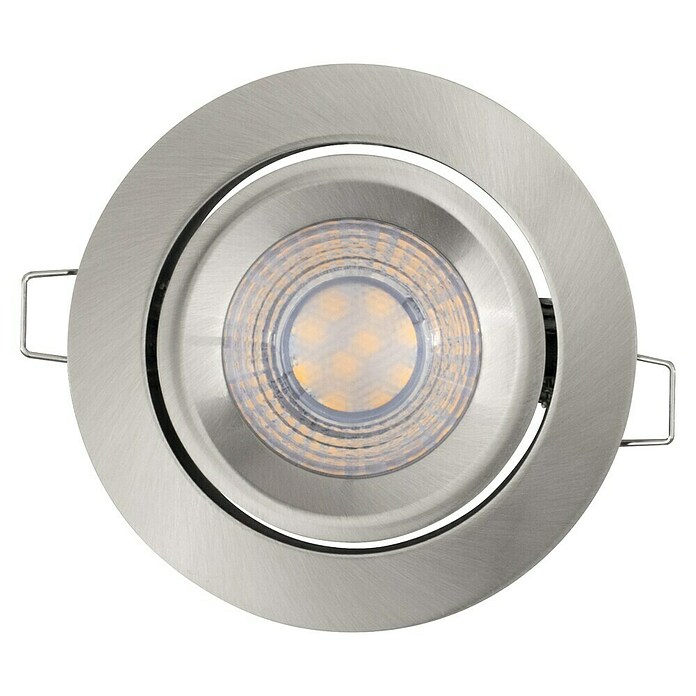 Osram LED-Einbauleuchten-Set Simple Dim (5 W, Farbe: Nickel, Ø x H: 8,7 x 3 cm, 3 Stk.)