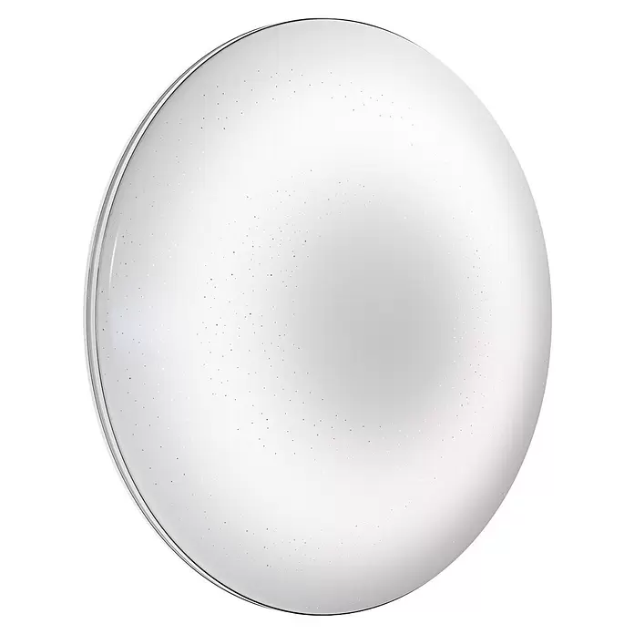 Ledvance Plafón LED para pared y techo Orbis Sparkle Click CCT - 24 W, Blanco diurno, Temperatura del color: 2.700 K - 6.500 K - Lámpara de techo LED redonda blanca con efecto purpurina sutil y borde fino.