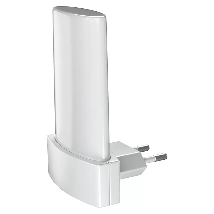Osram LED-Nachtlicht Lunetta Shine - 0,28 W, Weiß, L x B x H: 6 x 6 x 9 cm, Warmweiß - Weißes LED-Nachtlicht mit integriertem EU-Stecker.