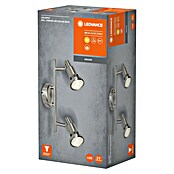 LED-Deckenstrahler (2 x 3 W, Länge: 275 mm, Warmweiß, Nickel matt)